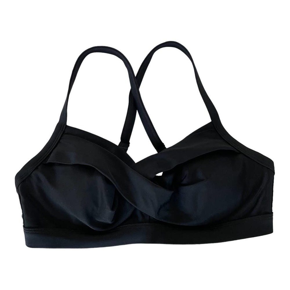 Athleta Black Bikini Top Size 34B/C